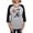 Heather/Black, variant on - A Humorous And Creative Basketball Play Women's Baseball T Shirt - Womens Baseball Tee