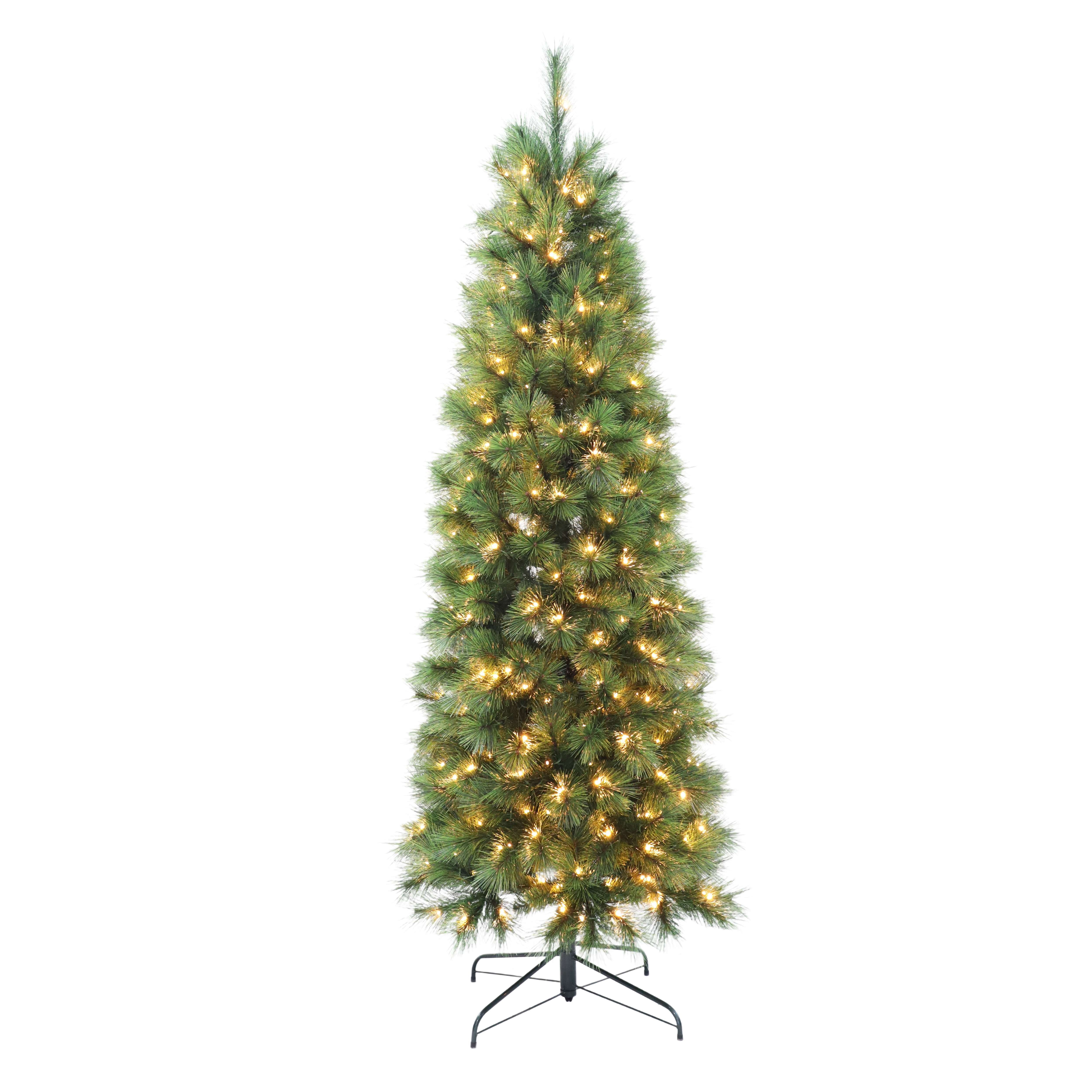 7.5FT Eastern Lakeside Slim Pine Christmas Tree Display