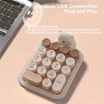 thumbnail image 2 of 2.4G Wireless Numeric Keyboard for Accounting Blue, 2 of 5