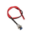 thumbnail image 1 of Luz Indicador 4 PCS 12V 8 mm Panel LED Danse Lámpara de Advertencia Lámpara Indicador Universal para Vehículos de Automóviles, 1 of 7