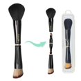 thumbnail image 1 of Travel Makeup Brushes with Case, 4 in 1 Makeup Brush Set, Powder Brush, Foundation/Blush Brush, Eyeshadow Brush, Concealer Brush, Double Ended Makeup, 1 of 4