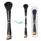 thumbnail image 1 of Travel Makeup Brushes with Case, 4 in 1 Makeup Brush Set, Powder Brush, Foundation/Blush Brush, Eyeshadow Brush, Concealer Brush, Double Ended Makeup, 1 of 4