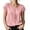 Pink, variant on Lace Trim Satin Tops for Women Smooth Soft V Neck Bow Tie Front Shirts Loose Dressy Casual Solid Color Cap Sleeve Blouses XXL