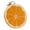 Orange, variant on Lemon Slices Key Chain Resin Fruit Model Funny Keyring Simulated Fruits Keychain