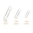 thumbnail image 4 of Paper Clips 700 Pieces Assorted Sizes With 1.1 Inch & 1.3 Inch & 2 Inchsmall Medium And Large Size Sliver Paperclips For Office School Hospital Docume, 4 of 4