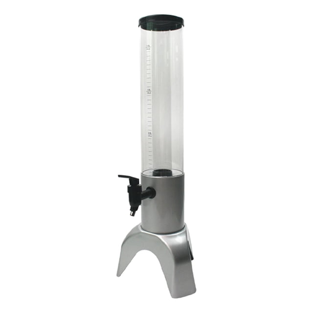 Torre de dispensador de cerveza con escala, margarita, resistente, mesa de dispensador de bebidas para bebidas para el hogar de pared al aire libre 15L