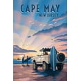 thumbnail image 4 of Cape May, New Jersey, Beach Lithograph (1000 Piece Puzzle, Size 19x27, Challenging Jigsaw Puzzle for Adults and Family, Made in USA), 4 of 4