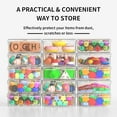 thumbnail image 5 of SYNYLIIFE Bead Organizer Box, 31 Pcs Clear Plastic Storage Containers with Hinged Lids Mini Boxes for Jewelry Making, Crafts, DIY, Seed, Small Parts, 5 of 8