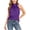 #0408-Purple, variant on Tank Tops for Women Halter Neck Sleeveless Gathered Bust Plain Sleeveless Tops for Women Relaxed Fit Inner Layering Breathable Camisole Tops for Women