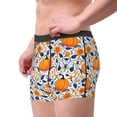thumbnail image 2 of Honeii Blue Orange Pumpkin fall Print Mens Boxer Briefs Breathable,Boxer Brief for Men, Moisture-Wicking Underwear-Medium, 2 of 5