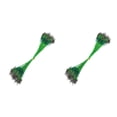 thumbnail image 2 of Justharion 20pcs Anti -bite Fishing Line Wire with Swivel Core Fishing Connecting Wire green 20cm 2Set, 2 of 6