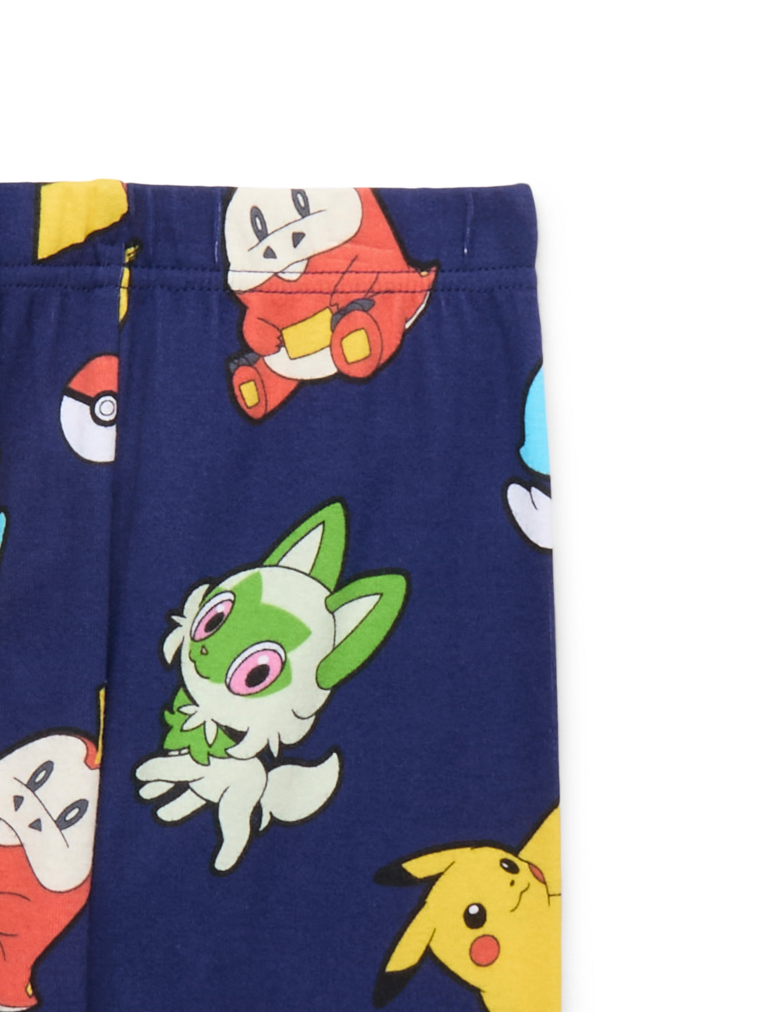 Pokemon Boys Short Sleeve Top and Pants, 2-Piece Pajama Set, Sizes 4-12
