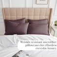 thumbnail image 3 of Southshore Fine Living, Inc. Hotel Quality Pillowcases, Extra Large for King Pillows, Purple, 3 of 9