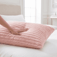 thumbnail image 3 of Unique Bargains 2 Pack Polyester Envelope Closure Durable Bedding Pillowcases Pink, 3 of 3