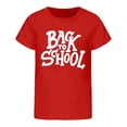 thumbnail image 5 of Boys Short Sleeve Graphic T Shirts, Kindergarten Letter Printed Crewneck Tops, Back to School First Day Casual Kids Tees, 5 of 5