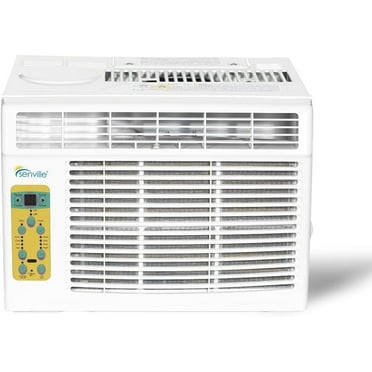 Senville 6,000 BTU Window Air Conditioner, Cooling for Rooms up to 250 sq ft, Washable Filter, Easy to Use
