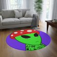 thumbnail image 5 of Red Mushroom Head Green Alien Freckles Space Cartoon Tattoos UFO Cows Milk, 5 of 5