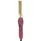 thumbnail image 5 of Cepillo alisador de pelo con diamantes de imitación, peine alisador de calentamiento rápido para peinado, enchufe estadounidense de 110V, color rosa y rojo, 5 of 8