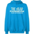 thumbnail image 2 of OXI Hoodie Sweatshirt - The Head Foundation, Basic Casual Hoodie for Men's and Women Fleece Hoodie Long Sleeve - Sapphire Small, 2 of 3