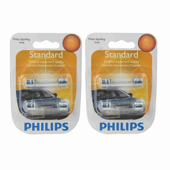 2 pc Philips 211-2B2 Dome Light Bulbs compatible with 76499