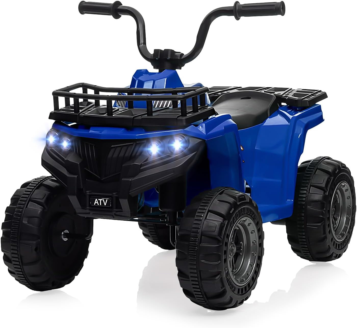 Trilenars 12V ATV Electric 4 Wheeler in Blue for Ages 2-5Y,Blue
