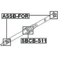 thumbnail image 2 of Febest DRIVE SHAFT BEARING # SBCB-S11 OEM 27111-SA011, 2 of 2