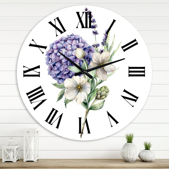 Designart 1 in Traditional Wall Clock