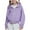 Purple, variant on Ltctricy Girls' Zip up Hoodies Long Sleeve Fleece Hooded Cropped Sweatshirts Fall Winter Fashion Jackets with Thumb Holes(Purple,11-12 Years)
