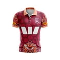 thumbnail image 5 of 2024  QLD Maroons QLO Mens Indigenous Hoodies Singlet RUGBY JERSEY Customize Zip Hoodies, 5 of 5