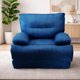 thumbnail image 1 of Sillón Reposet Alta Comodidad Moderno Sofá Azul Marino Mastreta Reinicia 21 Muebles, 1 of 5