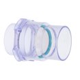 thumbnail image 4 of PVC Clear Check Valve for Water Pipe Plumbing Non Return Valve for Backflow Prevention Transparent One-Way Valve for Kitchen Sink, 4 of 8