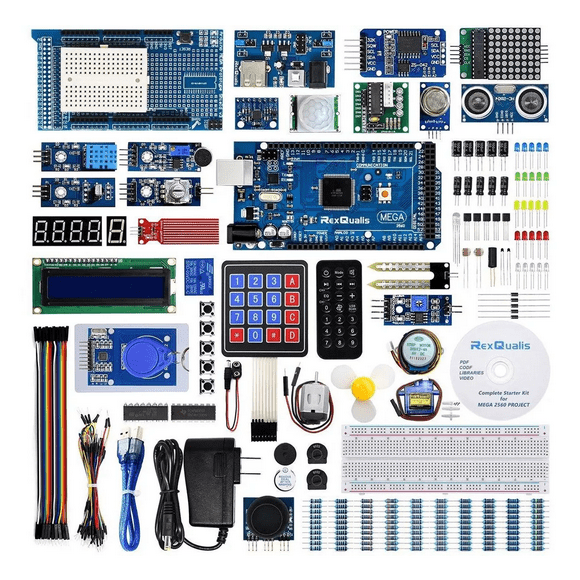 Kit Compatible C/ Arduino Mega 2560 Con Español Tutorial