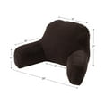 thumbnail image 4 of Charcoal Corduroy Microfiber Omaha Bed Rest Pillow, 4 of 5