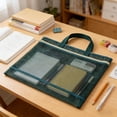 thumbnail image 1 of Mesh Drawstring Bag With Zipper Great For Art Drawing Tutoring Storage Large Capacity, 1 of 6