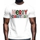 thumbnail image 2 of Camisetas para hombre con texto de Feliz Navidad, camisetas casuales de manga corta para hombre, camisetas gráficas para adolescentes, niños y hombres, 2 of 8