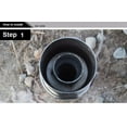 thumbnail image 2 of VALINK Universal Motorcycle Part Metal Motorcycle Exhaust Can Muffler Baffle DB Removable Silencer, 2 of 6