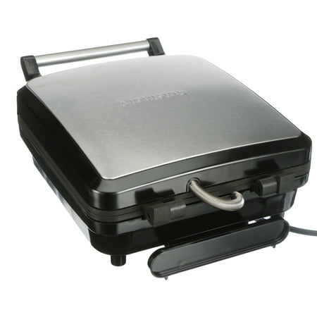 Cuisinart - 4-Slice Belgian Waffle Maker - Stainless Steel