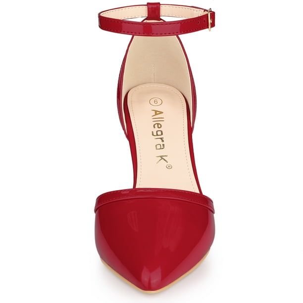 Walmart red store high heels