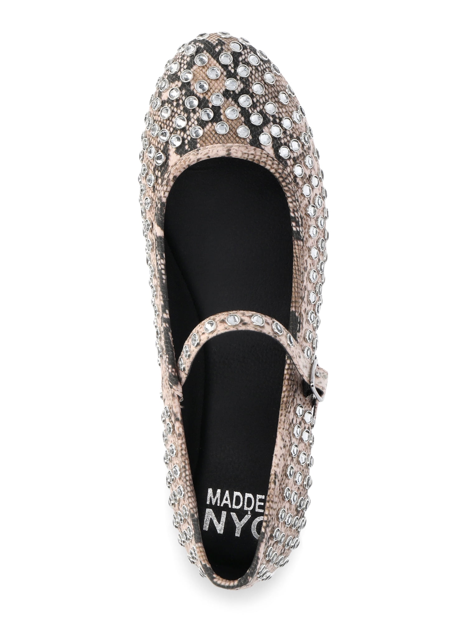 Madden NYC Women's Studded Mary Jane Flat
