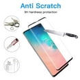 thumbnail image 5 of [2 Pack] Galaxy S10 6.1" Screen Protector & Camera Lens Protector, Allytech HD Clear Bubble Free Full Coverage Support Fingerprint Sensor Anti- Scratch Tempered Glass for Samsung Galaxy S10, 5 of 7