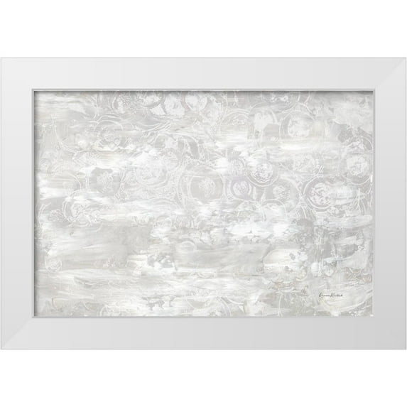 Murdock, Ramona 14x11 White Modern Wood Framed Museum Art Print Titled - Frosty Abstract I