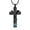 NavyBlue, variant on Stainless Steel Double Cross Urn Pendant Cremation Jewelry for Ashes Urn Necklace Lockets for Ashes Keepsake Memorial Jewelry
