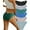 6Pack C, variant on FINETOO Womens Cotton Underwear Soft Stretch Bikini Panties High Cut Panties Low Rise Hipster Cheeky S-XL 6Pack