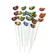 thumbnail image 4 of 24x Butterfly Garden Stakes Adornos de césped Patio Patio Patio trasero Patio de parque realista Decoración versátil al aire libre, 4 of 9