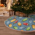 thumbnail image 6 of KLL Fruit Ice Cream Christmas Tree Skirt 48" ,Party Decorations Farmhouse for Christmas Decorations Holiday Party, 6 of 6