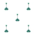 thumbnail image 3 of Yuarrent Soporte de cabezal de ducha con ganchos Soporte de baño ajustable autoadhesivo Base de boquilla doméstica impermeable Verde claro Type2 NO2 Yuarrent CBP207450, 3 of 4