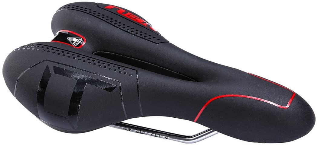 Hybrid and Stationary Exercise Bike Mens Padded Bicycle Saddle with Soft Cushion Lietu Most Comfortable Bike Seat for Men Improves Comfort for Mountain Bike 