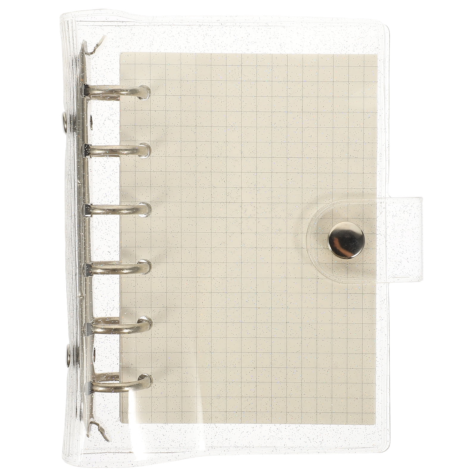 1 Set of Loose-leaf Notebook Waterproof Binder 6-Rings Binder Notebook Novelty Writing Notepad