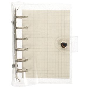 1 Set de biberon à feuilles longues étanche 6-Rings Bloc-notes Binder Nouveauté Écrire un bloc-note