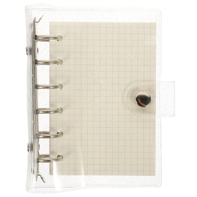 Miangastore 1 Set of Loose-leaf Notebook Waterproof Binder 6-Rings Binder Notebook Novelty Writing Notepad